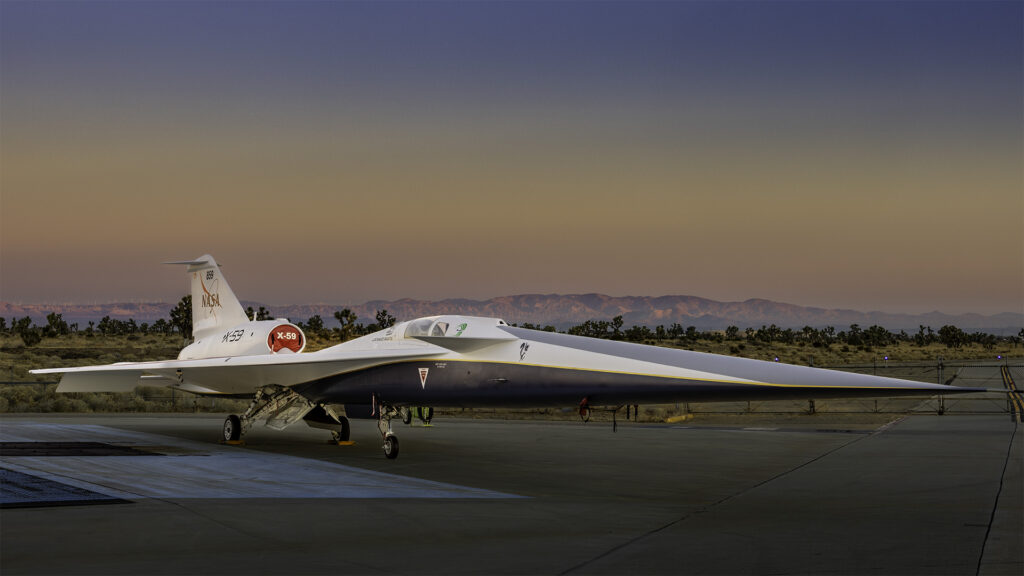 NASA’s Shows Off Green, Quiet Supersonic Jet To Reshape Aviation: X-59 Test Flights Start 2024